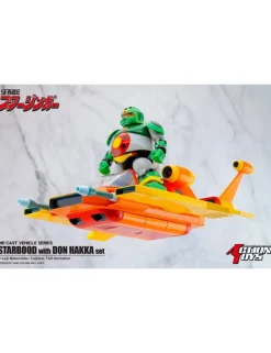 Action Toys Die-Cast Vehicle Series Sci-Fi West Saga Starzinger Starbood with Don Hakka Set