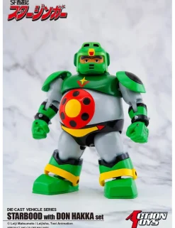 Action Toys Die-Cast Vehicle Series Sci-Fi West Saga Starzinger Starbood with Don Hakka Set