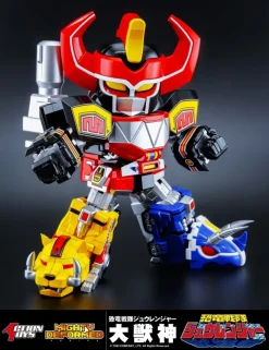 Action Toys Mighty Deformed Mighty Morphin Power Rangers Megazord Daizyujin Kyoryu Sentai Zyuranger
