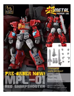 Banana Force Metal Premium Line MPL-01 Red Sharpshooter