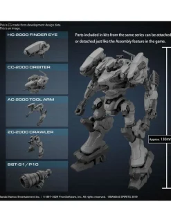 Bandai 30 Minutes Missions Armored Core VI Fires of Rubicon RaD CC-2000 Orbiter