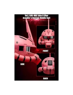 Bandai BN Head Collection Vol.3 Mobile Suit Gundam MS-06S Char's Zaku II Head Sculpt