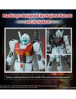 Bandai High Grade HG 1/144 Mobile Suit Gundam RGM-79 GM Shoulder Cannon / Missile Pod