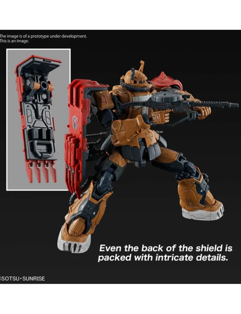 Bandai High Grade HG 1/144 Mobile Suit Gundam MS-06F Zaku II F Type Chubs Kale Solari Custom