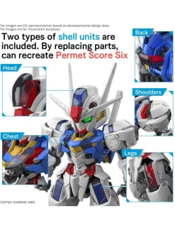 Bandai Master Grade SD MGSD Mobile Suit Gundam XVX-016 Gundam Aerial