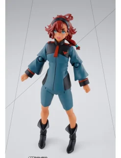Bandai S.H. Figuarts Mobile Suit Gundam The Witch from Mercury Suletta Mercury Uniform Version & Option Set TamashiWeb Exclusive