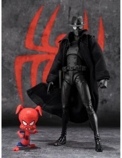 Bandai S.H. Figuarts Spider-Man: Across the Spider-Verse Spider-Man Noir & Spider-Ham