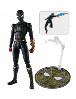 Bandai S.H. Figuarts Spider-Man No Way Home Spider-Man Black & Gold Suit Special Set