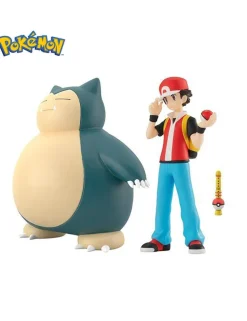 Bandai Shokugan Pokemon Scale World Kanto Red & Snorlax
