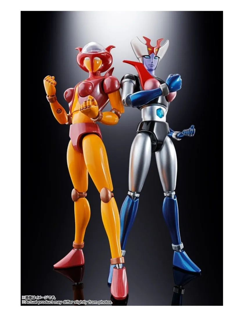 Bandai Soul of Chogokin GX-08R Aphrodai A & GX-09R Minerva X