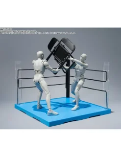 Bandai Tamashii Stage ACT Ring Corner Neutral Corner & Pipe Chair Set