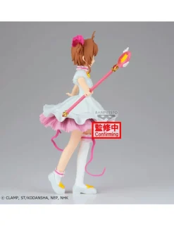 Banpresto Cardcaptor Sakura Clow Card Sakura Kinomoto White Dress Version