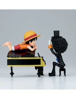 Banpresto One Piece World Collectable Figure Log Stories Monkey D. Luffy & Brook