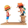 Banpresto One Piece World Collectable Figure Log Stories Monkey D. Luffy & Portgas D. Ace