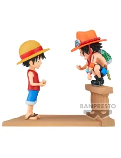 Banpresto One Piece World Collectable Figure Log Stories Monkey D. Luffy & Portgas D. Ace