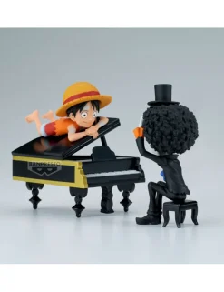 Banpresto One Piece World Collectable Figure Log Stories Monkey D. Luffy & Brook