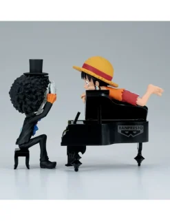 Banpresto One Piece World Collectable Figure Log Stories Monkey D. Luffy & Brook