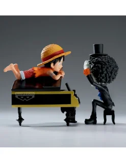Banpresto One Piece World Collectable Figure Log Stories Monkey D. Luffy & Brook