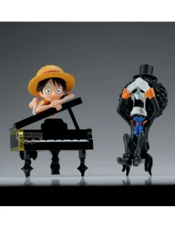 Banpresto One Piece World Collectable Figure Log Stories Monkey D. Luffy & Brook