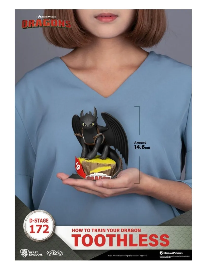 Beast Kingdom D-Select D-172 How To Train Your Dragon Toothless