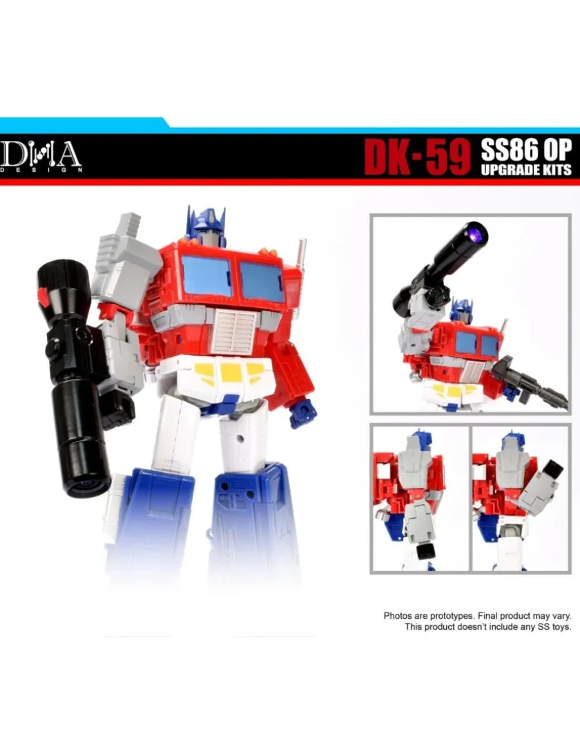 DNA Design DK-59 Upgrade Kits for Studio Series 86-31 Commander Class Optimus Prime