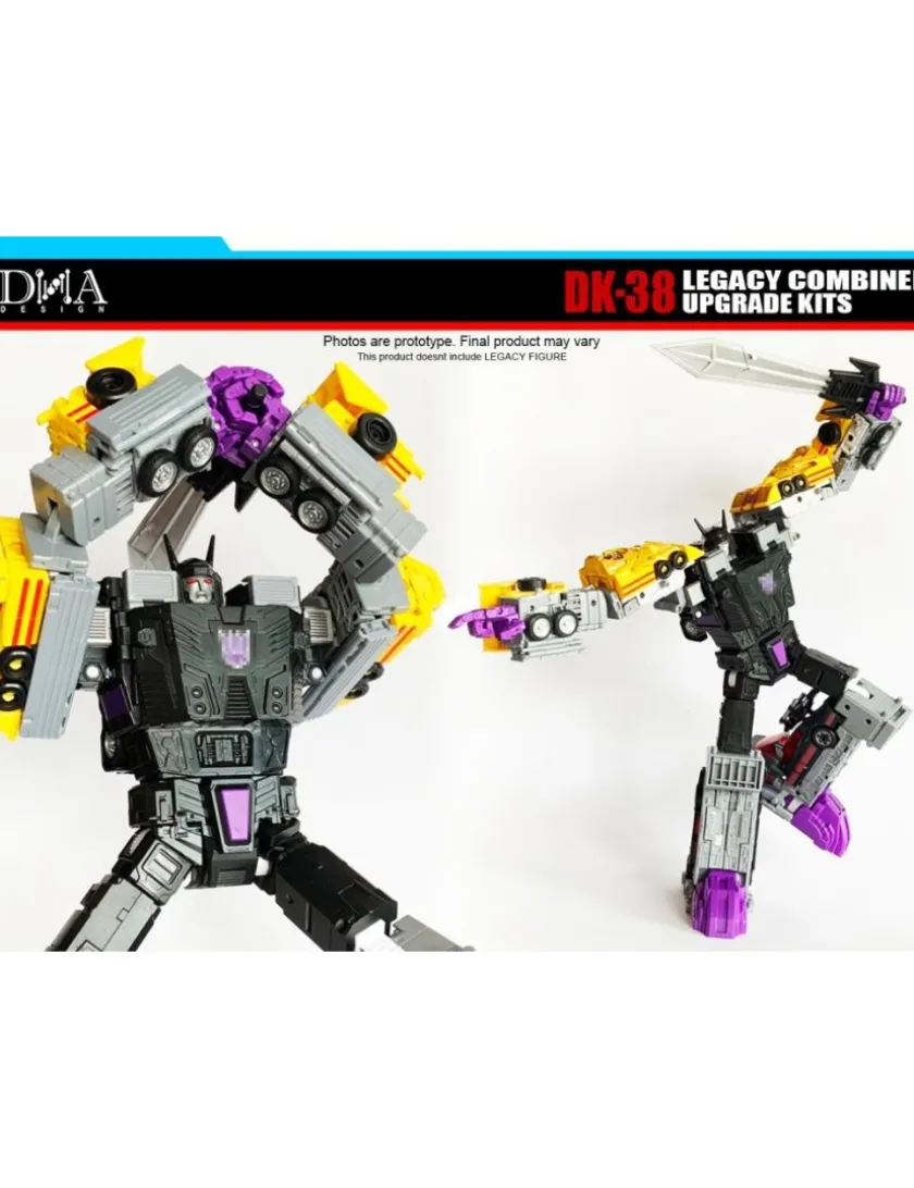 DNA Design DK-38 Upgrade Kit for Transformers Legacy Motormaster & Menasor