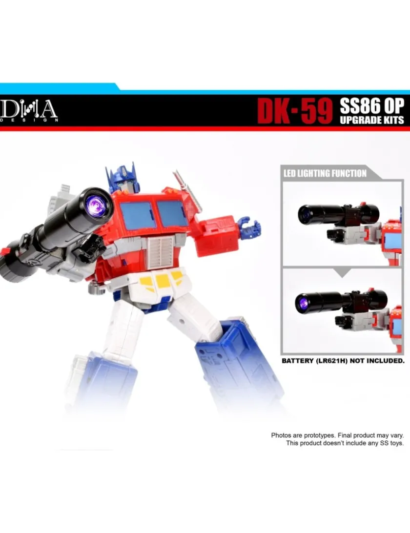 DNA Design DK-59 Upgrade Kits for Studio Series 86-31 Commander Class Optimus Prime