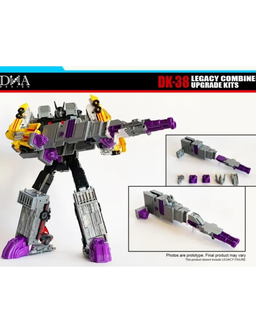 DNA Design DK-38 Upgrade Kit for Transformers Legacy Motormaster & Menasor