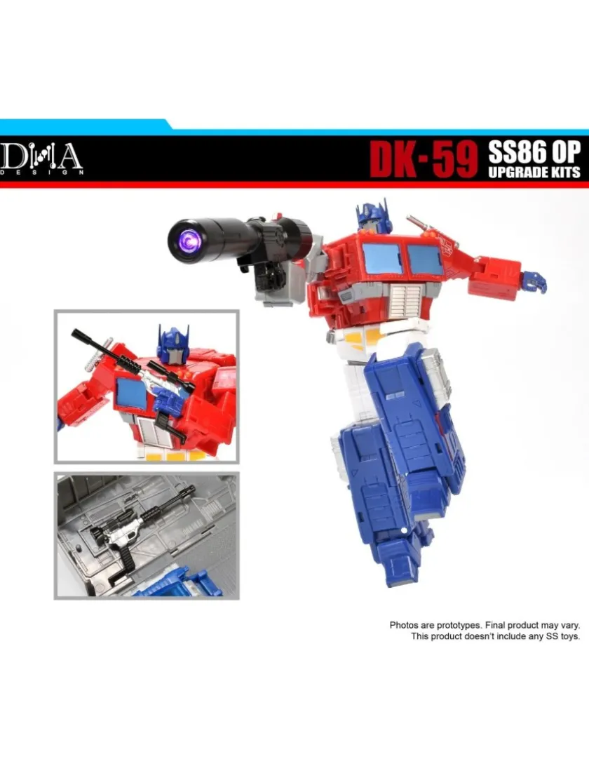 DNA Design DK-59 Upgrade Kits for Studio Series 86-31 Commander Class Optimus Prime