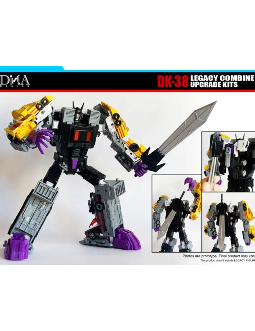 DNA Design DK-38 Upgrade Kit for Transformers Legacy Motormaster & Menasor