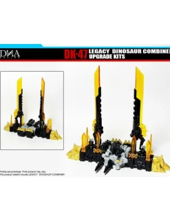 DNA Design DK-47 Upgrade Kit for Transformers Legacy Dinosaurus Combiner