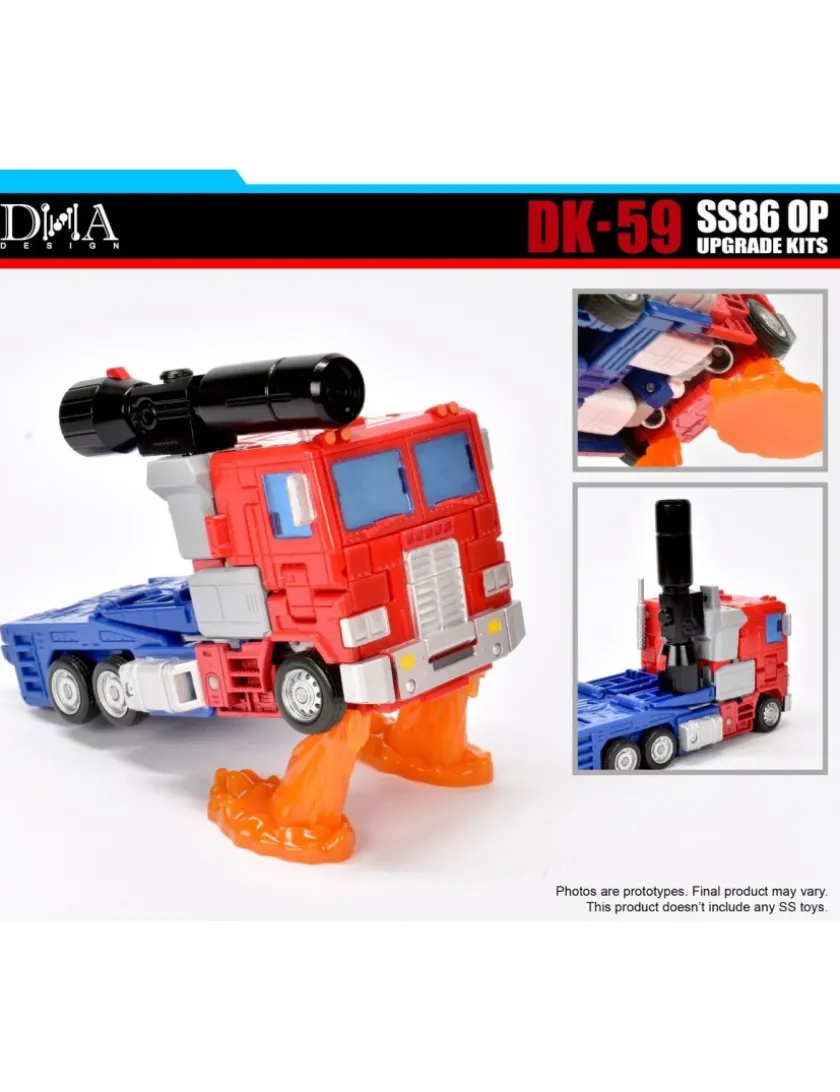 DNA Design DK-59 Upgrade Kits for Studio Series 86-31 Commander Class Optimus Prime