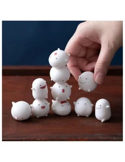 Ensky The Boy and the Heron Nosechara Warawara figures 10-Pack