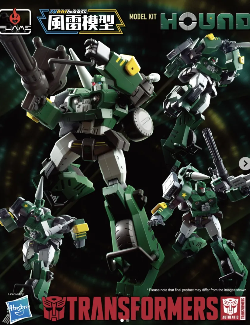 Flame Toys Model Kit Series Transformers Hound