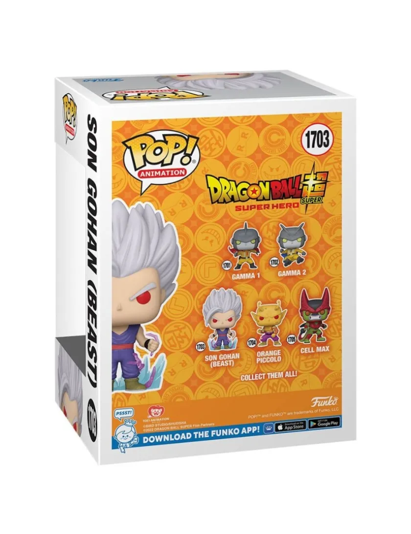 Funko POP! Animation 1703 Dragon Ball Super Super Hero Son Gohan Beast Glow Chase Limited Edition