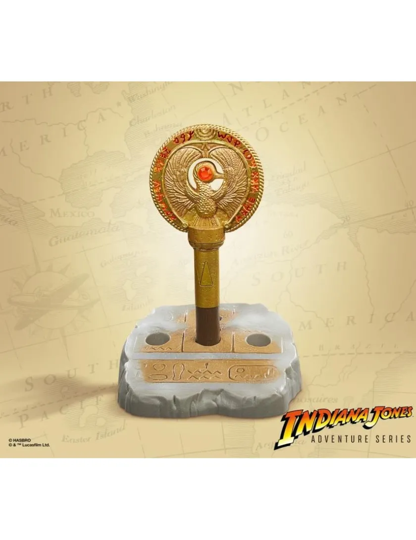 Hasbro Indiana Jones Adventure Series Premium Artifacts Staff of Ra Talisman