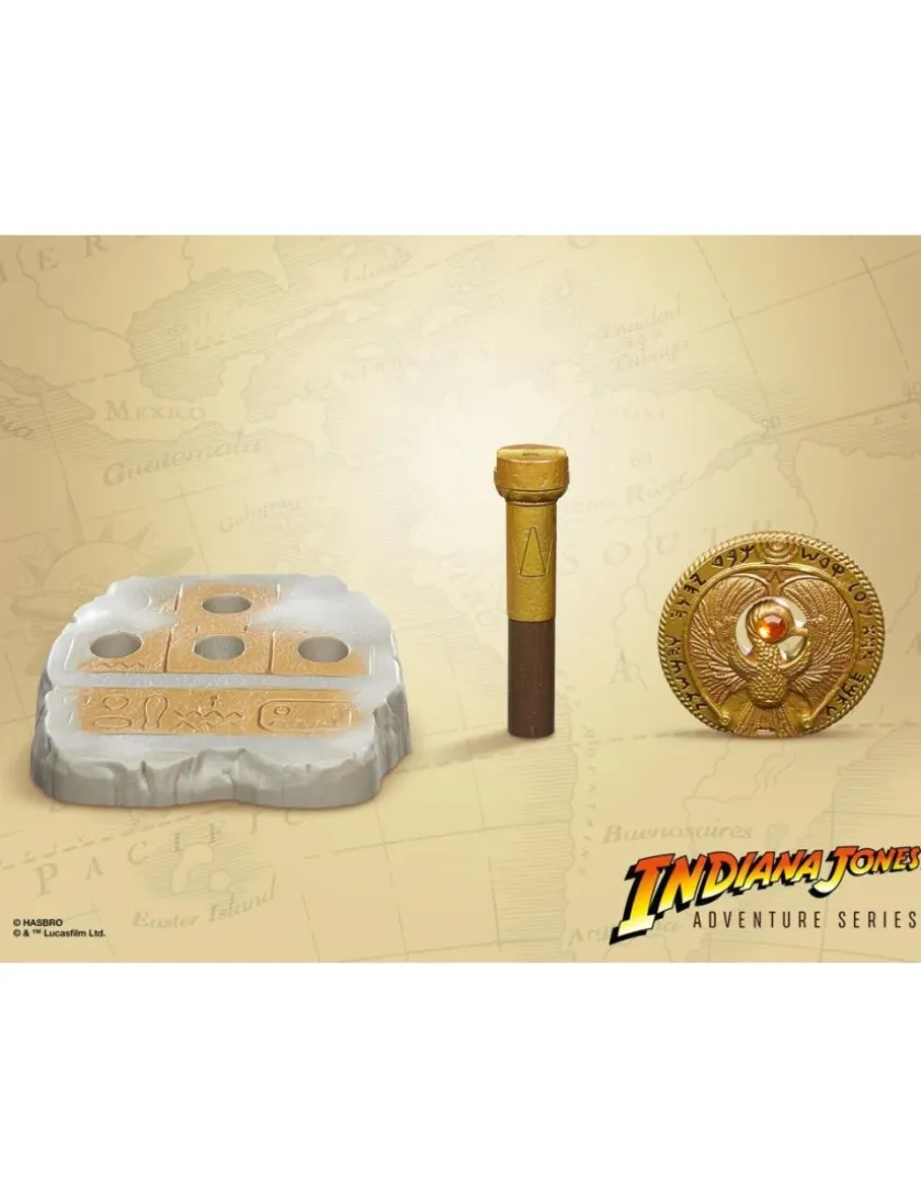 Hasbro Indiana Jones Adventure Series Premium Artifacts Staff of Ra Talisman