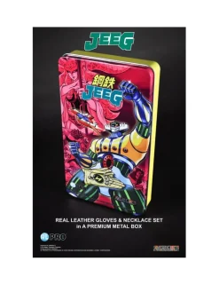 HL Pro Kotetsu Jeeg Robot Metal Box Set Gloves & Necklace L Talgia