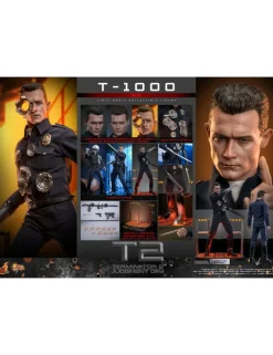 Hot Toys Movie Masterpiece Terminator 2 Judgement Day T-1000 2.0 1/6 Scale Collectible Figure