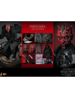 Hot Toys Movie Masterpiece Star Wars The Phantom Menace Darth Maul with Sith Speeder 1/6 Scale Collectible Figure