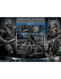 Hot Toys Movie Masterpiece Batman v Superman Dawn of Justice Armored Batman 2.0 1/6 Scale Collectible Figure Deluxe Version