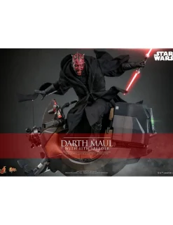 Hot Toys Movie Masterpiece Star Wars The Phantom Menace Darth Maul with Sith Speeder 1/6 Scale Collectible Figure
