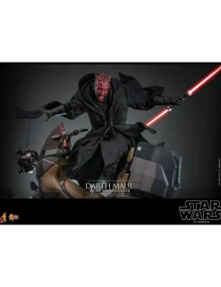 Hot Toys Movie Masterpiece Star Wars The Phantom Menace Darth Maul with Sith Speeder 1/6 Scale Collectible Figure
