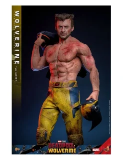 Hot Toys Movie Masterpiece Deadpool & Wolverine Wolverine TVS Jacket Version 1/6 Scale Collectible Figure
