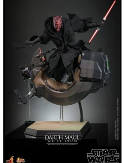 Hot Toys Movie Masterpiece Star Wars The Phantom Menace Darth Maul with Sith Speeder 1/6 Scale Collectible Figure