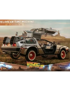 Hot Toys Movie Masterpiece Back To The Future Part III Delorean 1/6 Scale Collectible Figure