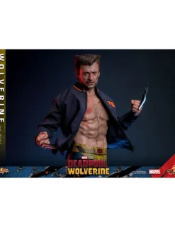Hot Toys Movie Masterpiece Deadpool & Wolverine Wolverine TVS Jacket Version 1/6 Scale Collectible Figure