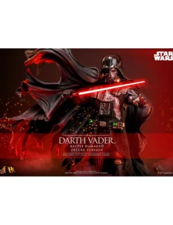 Hot Toys Star Wars Darth Vader Battle Damaged 1/6 Scale Collectible Figure Deluxe Version