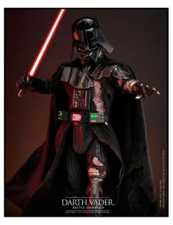 Hot Toys Star Wars Darth Vader Battle Damaged 1/6 Scale Collectible Figure
