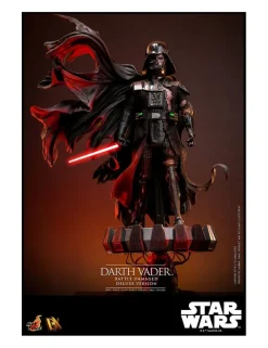 Hot Toys Star Wars Darth Vader Battle Damaged 1/6 Scale Collectible Figure Deluxe Version